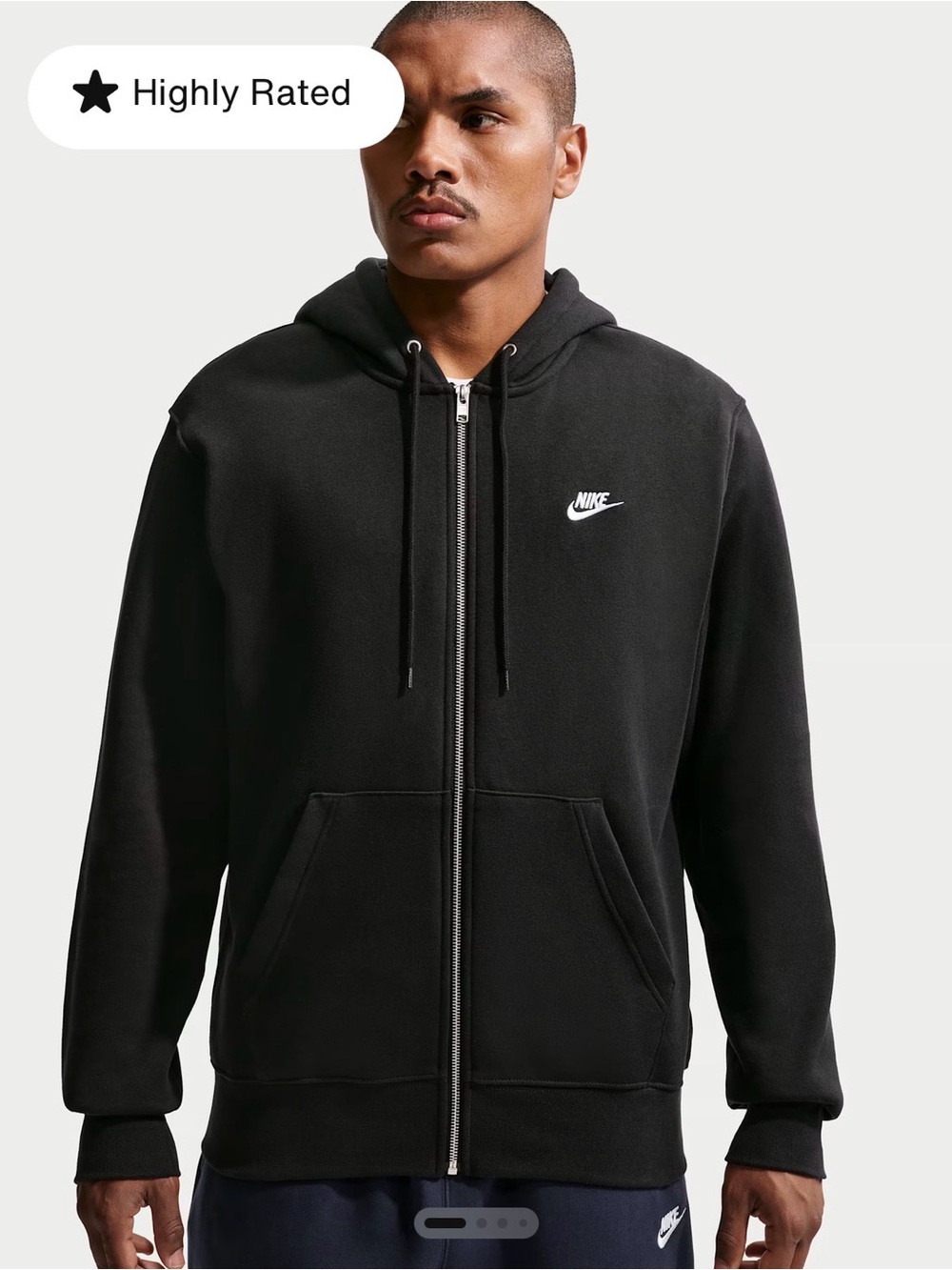 Nike Club Men's Full-Zip Fleece Hoodie